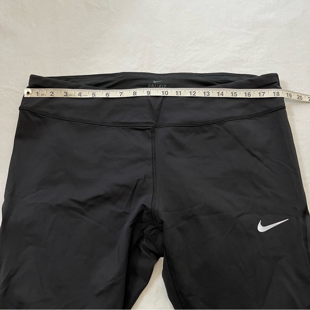 Nike Black Women's Leggings Cropped Capri - Picture 10 of 12